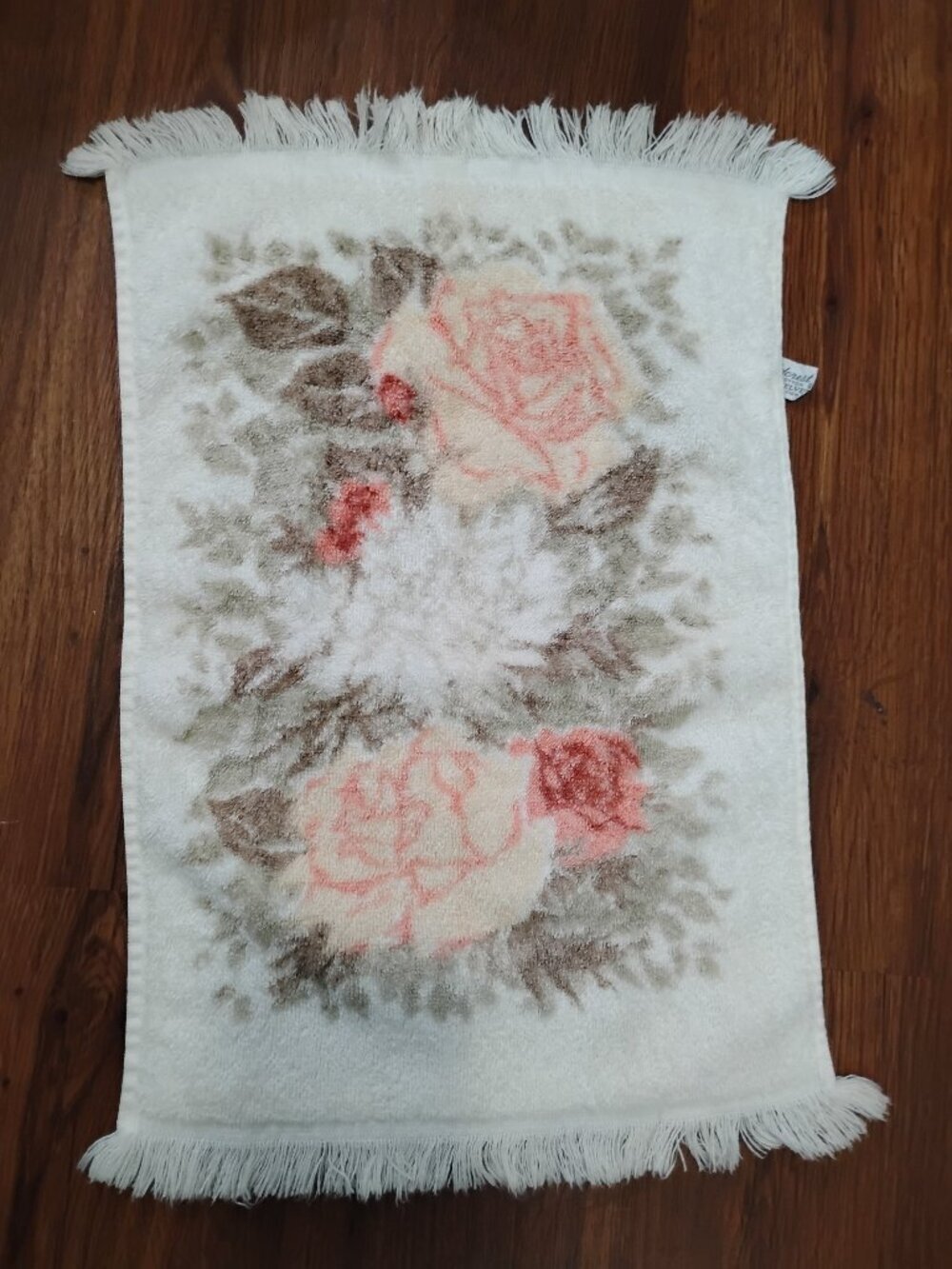 Vintage Fieldcrest Royal Velvet Floral Bathroom Towel Set - Picture 5 of 7